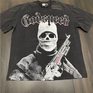 🖤 Godspeed “Fortis Fortuna Adiuvat” Graphic Tee